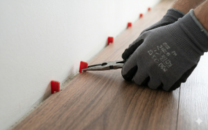 Quy trình thi công sàn gỗ bằng hẻm khoá