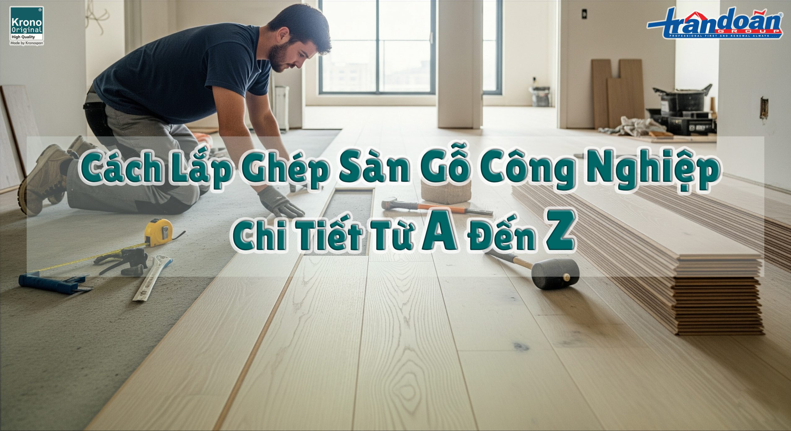 Cách Lắp Ghép Sàn Gỗ Công Nghiệp Chi Tiết Từ A Đến Z